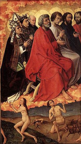 Rogier van der Weyden The Last Judgment oil painting image
